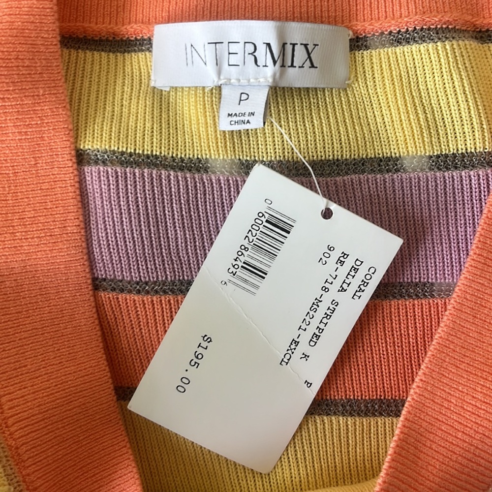 Colorful Intermix Top, Petite - Picture 3 of 3